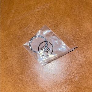 Silver tone Over 925 Ring Size 8